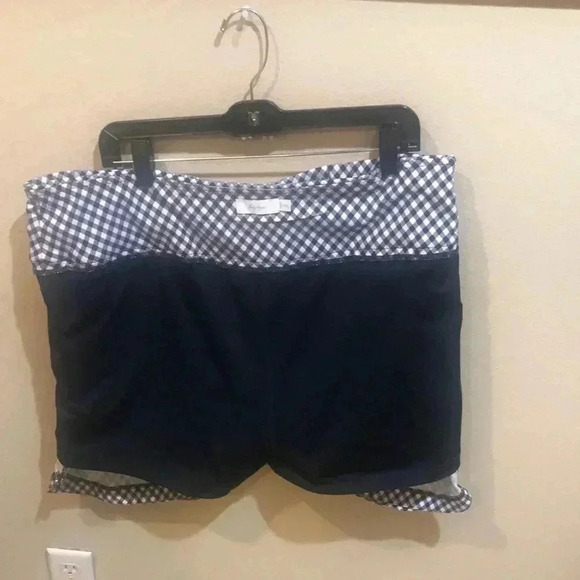 Lady Hagen Blue and White Gingham Women's Skort-Size XXL - Picture 5 of 11
